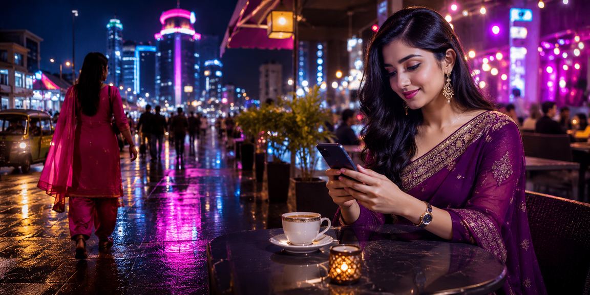 ঢাকা মোবাইল পেমেন্ট এবং নাইট মার্কেট দৃশ্য